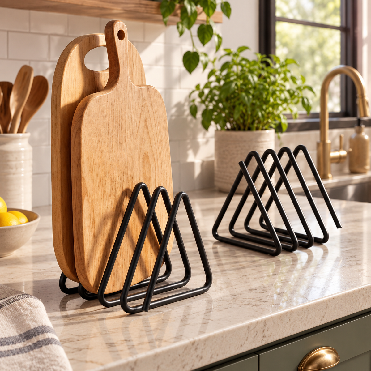 Multi-Slot Cutting Board Rack