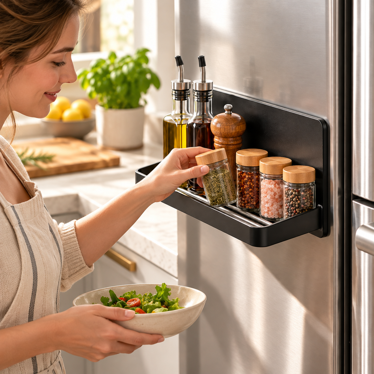 Magnetic Spice Rack