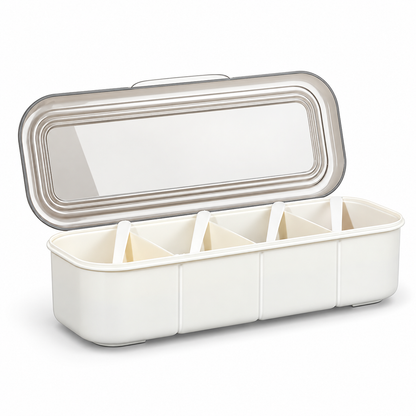 4-Compartment Seasoning Container Set