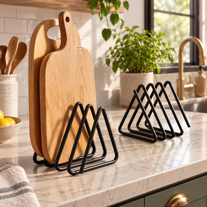 Multi-Slot Cutting Board Rack